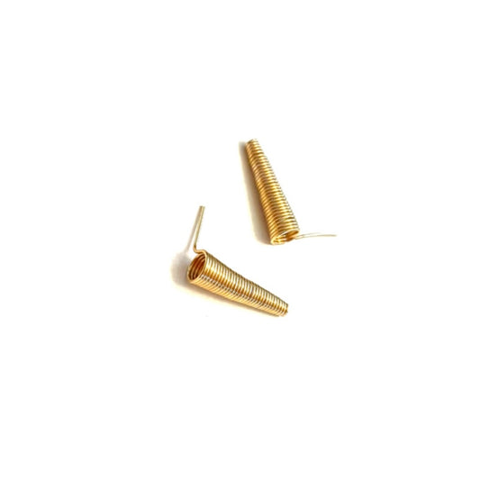 Gold Cone Earrings